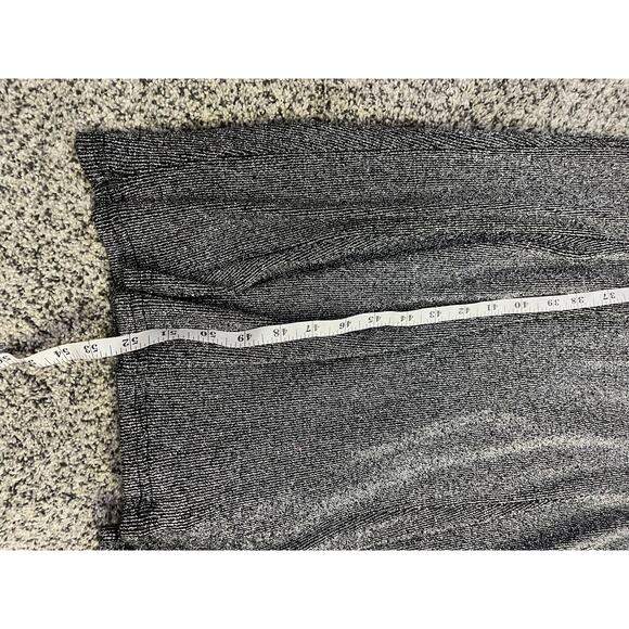 VINTAGE Scott McClintock Halter Millennium Ball Gown Sz 10 Metal Silvr/Black Y2K - Picture 10 of 14